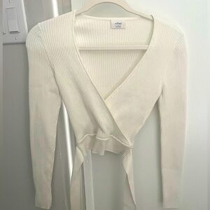 Aritzia Tie-Sweater